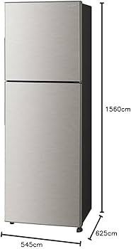 Amazon | シャープ 冷蔵庫(幅54.5cm) 225L 右開き 2ドア SJ-D23F-S