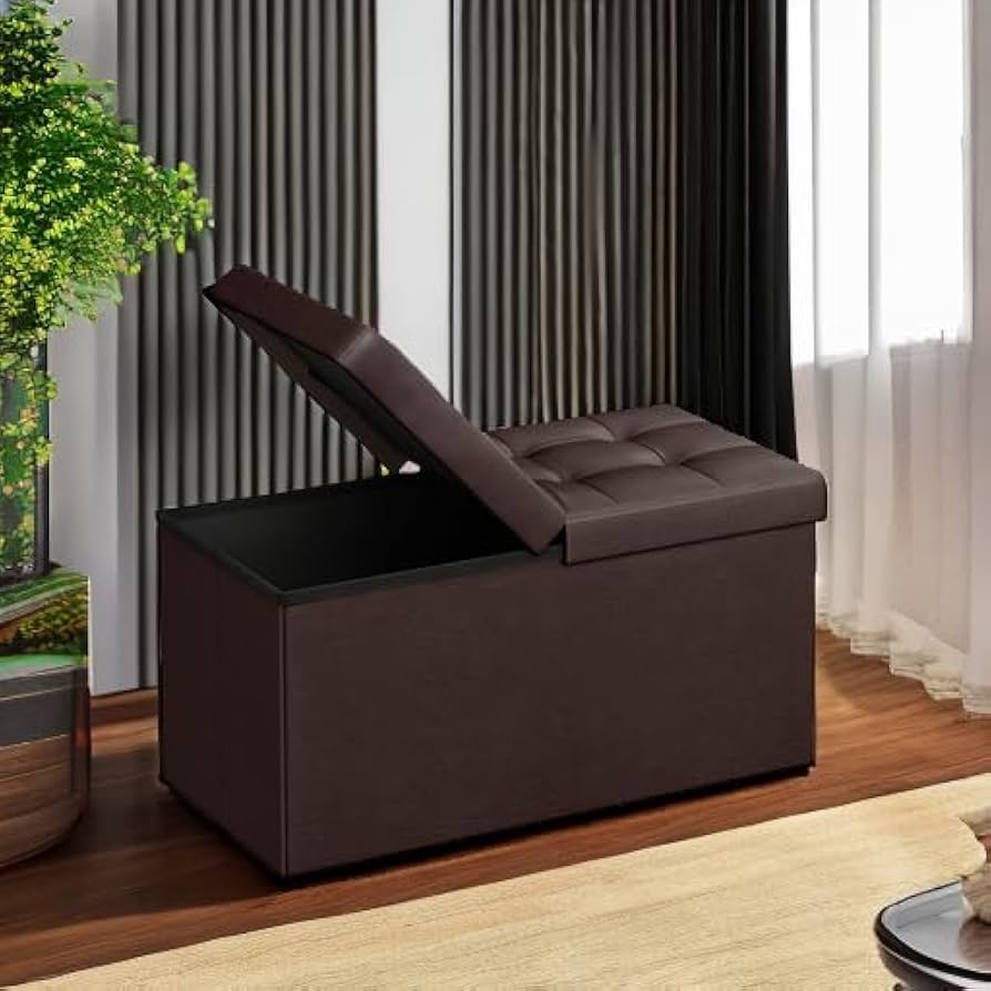 Amazon.com: SONGMICS MAZIE Collection - 30 Inches Storage Ottoman