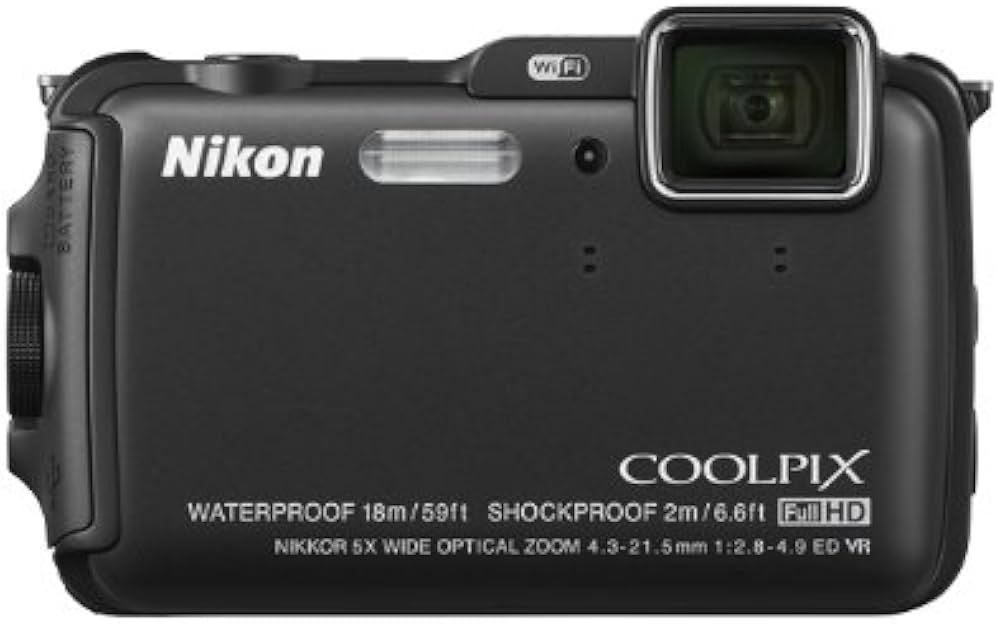 Amazon | Nikon デジタルカメラ AW120 防水 1600万画素 クールブラック