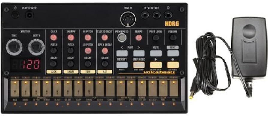 Amazon.co.jp: KORG Analogue Rhythm Machine volca beats + KORG AC