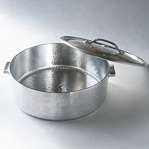 Amazon｜鍛金工房WESTSIDE33 京都の名工 寺地茂 作 アルミ 平鍋φ27cm