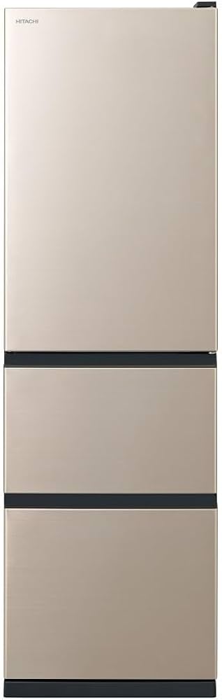 Amazon | 日立 冷蔵庫 幅54cm 315L 右開き R-V32TV N ライトゴールド