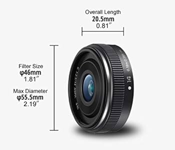Amazon.com : Panasonic LUMIX G Lens, 14mm, F2.5 II ASPH