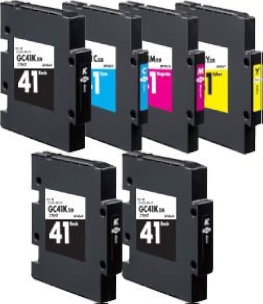 Amazon.co.jp: GC41 カラー4色セット+黒2個 大容量Mサイズ ・互換
