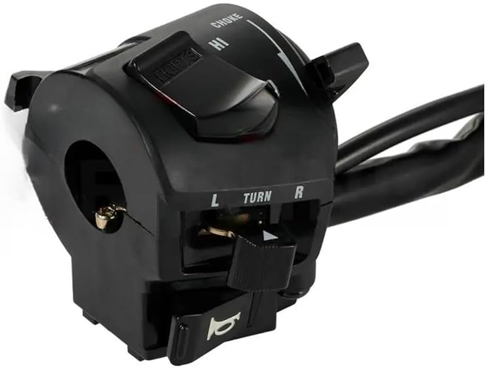 Amazon.co.jp: バイクハンドルスイッチ ターンシグナルライトチョーク