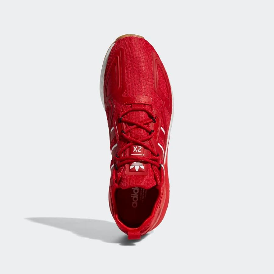 Amazon.com | adidas ZX 2K Boost Shoes Men's, Red, Size 9 | Road