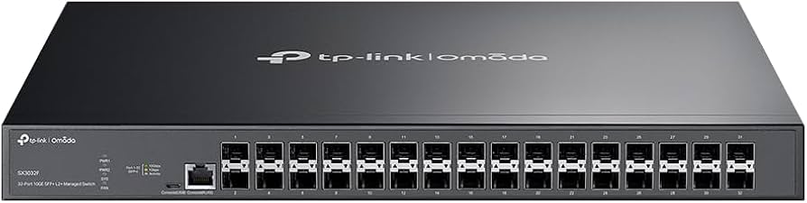 Amazon.com: TP-Link 32 Port 10GE SFP+ L2+ Managed Switch | 2 Power