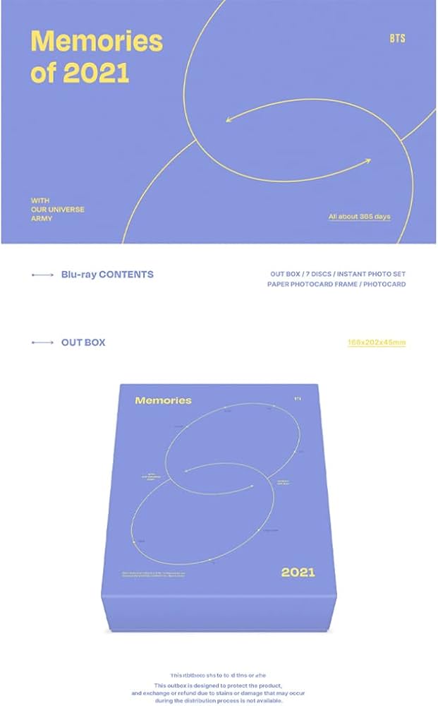 BTS - Memories of 2021 (Blu-ray) : Amazon.ca: Home