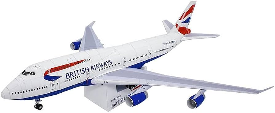 Amazon | 3D 組み立て模型 ペーパークラフト 飛行機 (ブリティッシュ