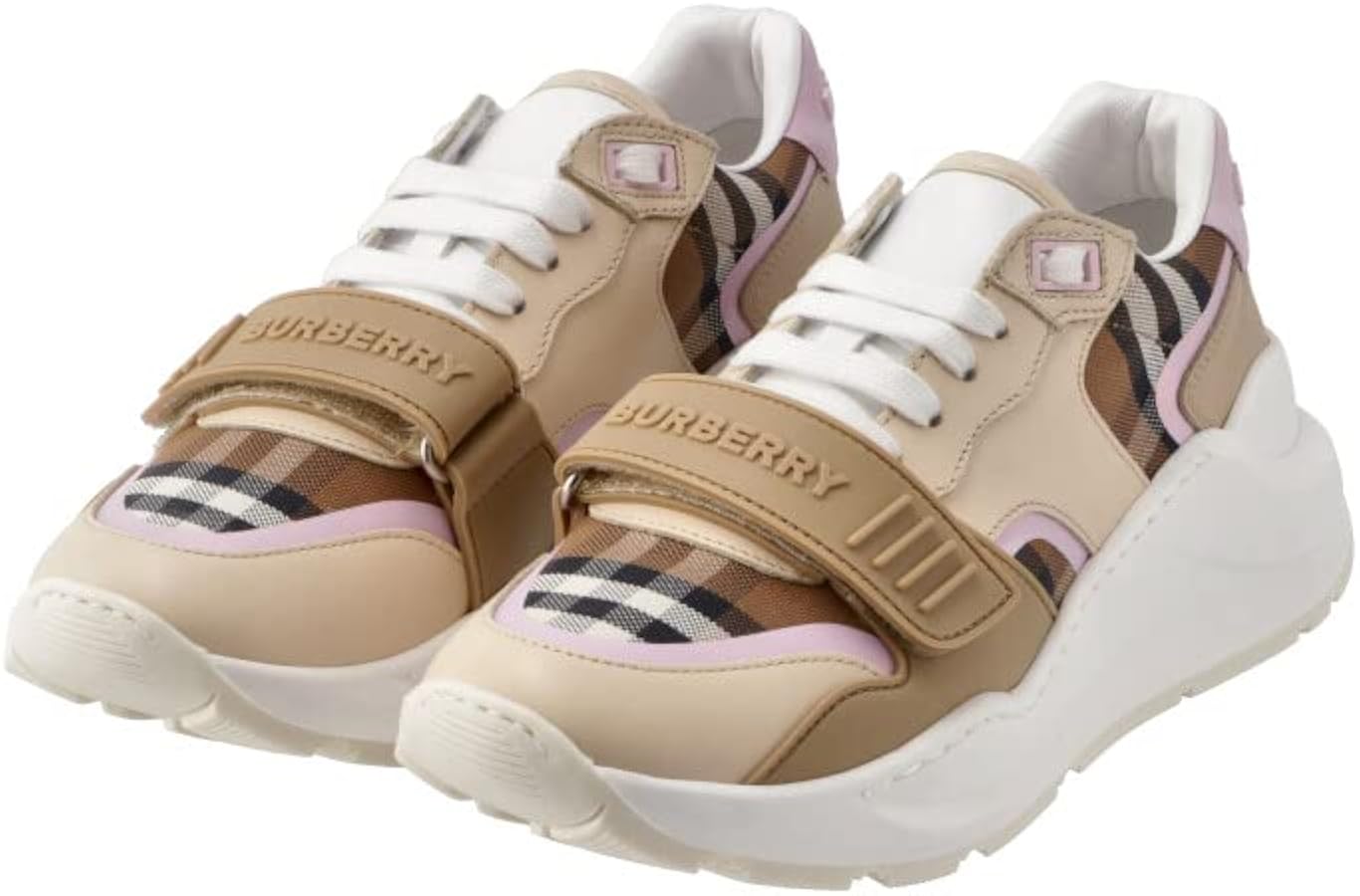 Amazon | [BURBERRY] バーバリー スニーカー チェックコットン