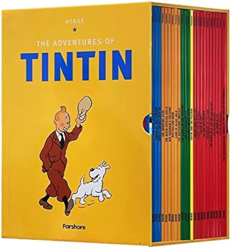 Amazon.com: The Adventure of Tintin Collection Book Box Set All