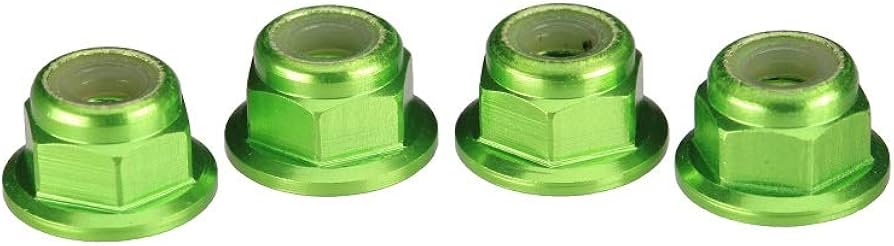 Amazon.com: Traxxas 1747G Green-Anodized Aluminum Flanged and