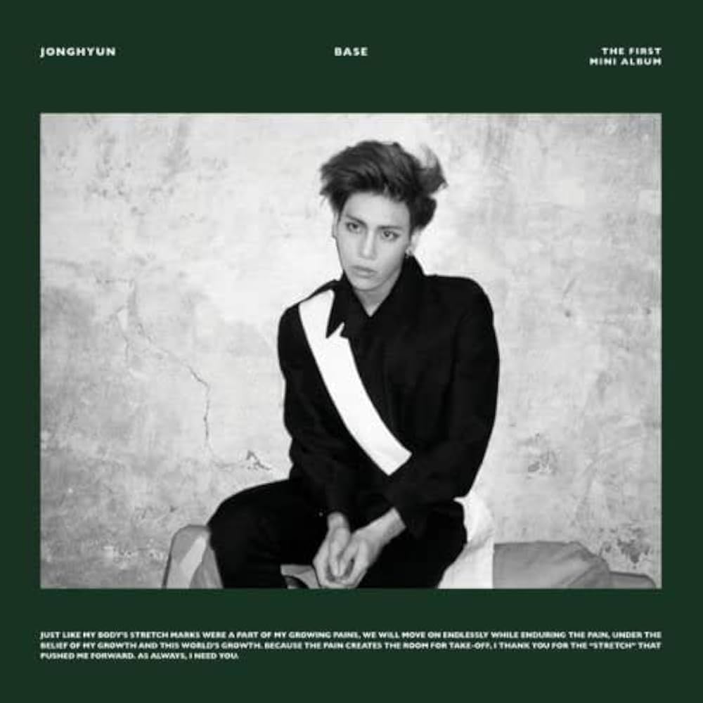 JONGHYUN SHINee - Base (1st Mini Album) [Random cover] CD +