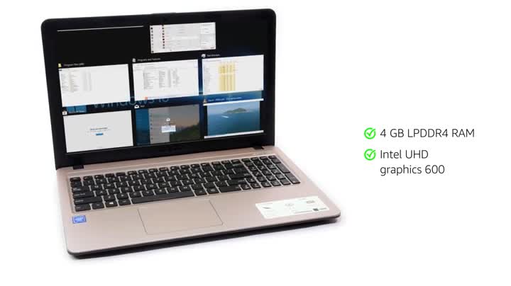 Asus VivoBooK Intel Celeron N4000 15.6-inch Laptop (4GB/500GB HDD