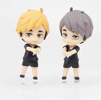 Amazon.co.jp: ハイキュー ミニフィギュア 4体セット 宮侑・宮治・木兎