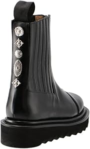 Amazon | [TOGA PULLA] [トーガ プルラ] レザー メタル ジップブーツ