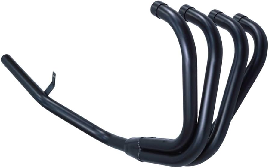 Amazon | CB250T/CB400T ホーク2 マフラー 2-1 スリム管 ブラック