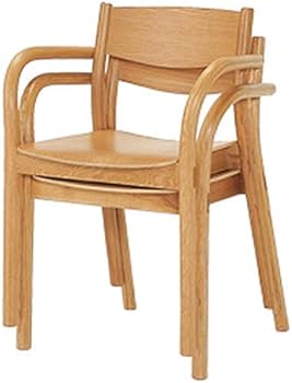 Amazon.co.jp: 無印良品 オーク材ダイニングアームチェア R幅56.5×奥行