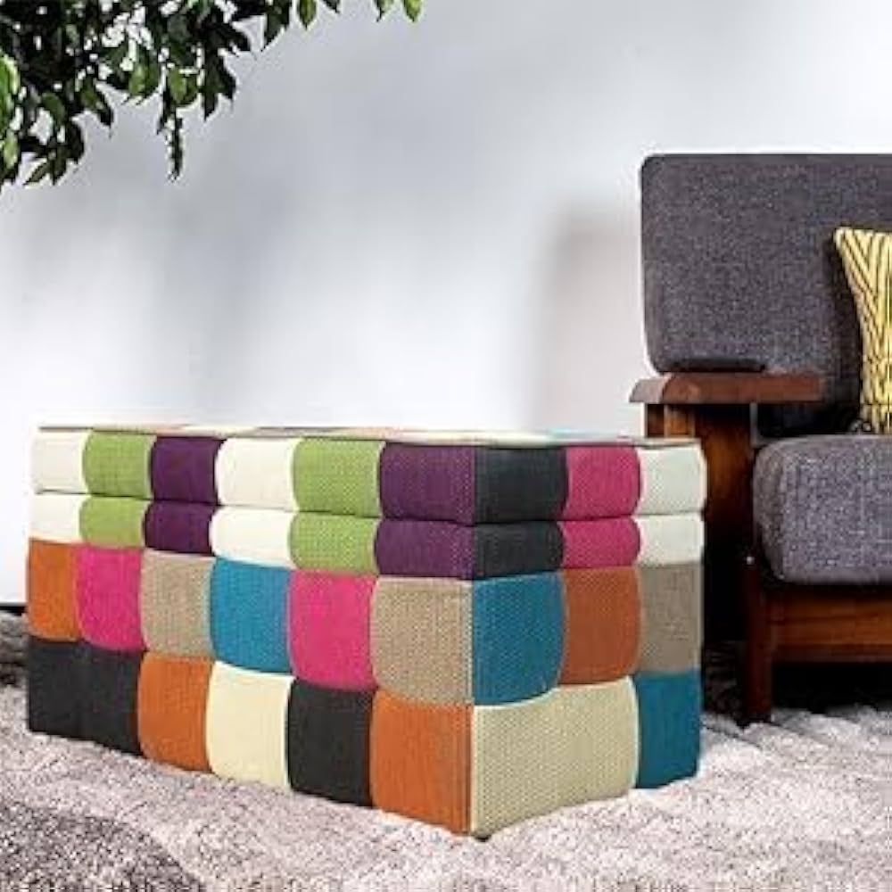 Amazon.co.jp: TOURSE収納ベンチ カラフルボックス 収納スツール