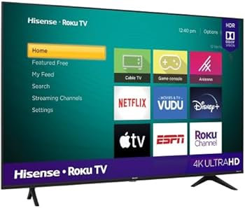 Amazon.com: Hisense 58R6E3 58 Inch 4K UHD Roku Smart TV, HDR10