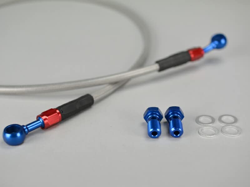 Amazon | ディオ-SR/ZX メッシュ ブレーキホース フロント 純正長