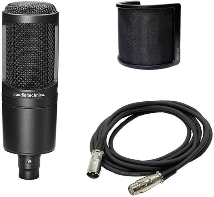 Amazon.co.jp: オーディオテクニカ AT2020 コンデンサーマイク +