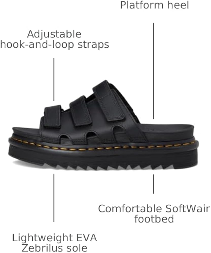 Amazon.com | Dr. Martens Women's Raine Platform Slide Sandal