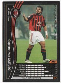 Amazon.co.jp: WCCF/05-06/ACミラン/黒/232/ジェンナーロ・イバン