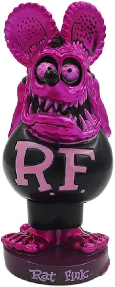 Amazon.co.jp: RAT FINK メタリックラットフィンク レッド ボビング