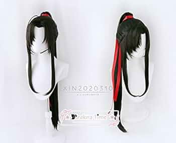 Amazon.co.jp: 魔道祖師 陳情令 藍忘機 藍湛コスプレウィッグ+専用