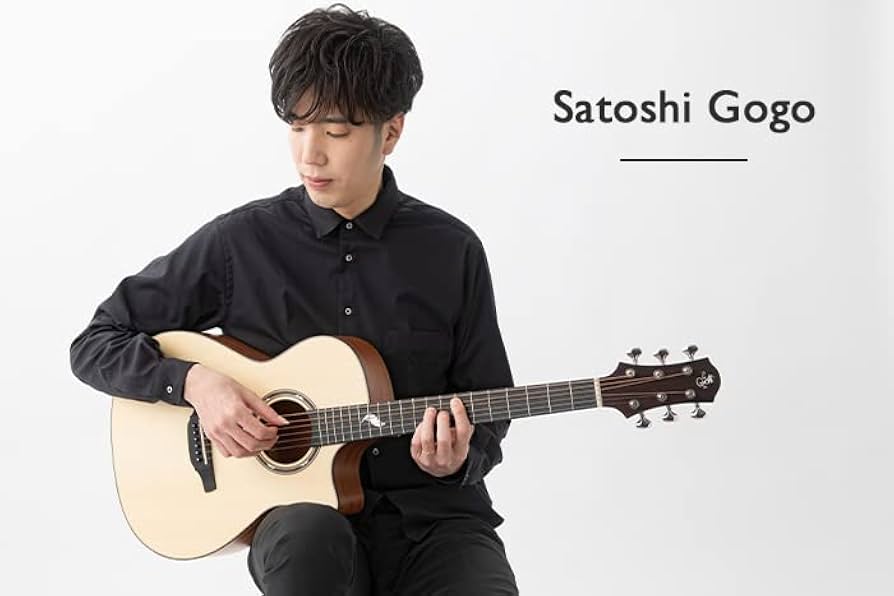 Amazon | Naga Guitars Satoshi Gogo WIND Series G-08OOC OOスタイル