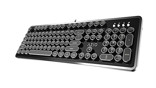 Amazon | Azio MK RETRO メカニカルキーボード タイプライター USB接続