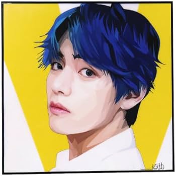 Amazon.co.jp: アートフレーム BTS V グッズ 防弾少年団 テテ アート