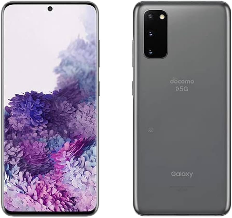 Amazon | 【整備済み品】 [未使用]DOCOMO スマホ 本体 galaxy S20 gray
