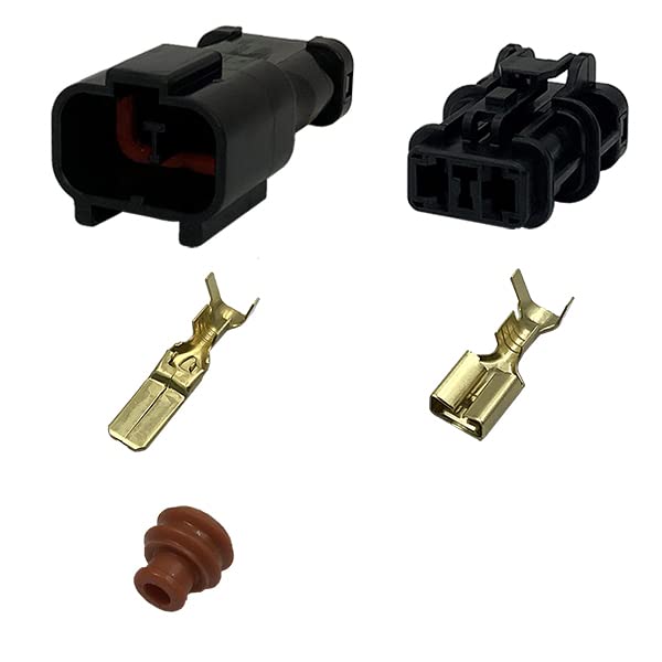 Amazon | 矢崎総業 250型 58コネクタ Xタイプ 防水 2極 カプラー・端子