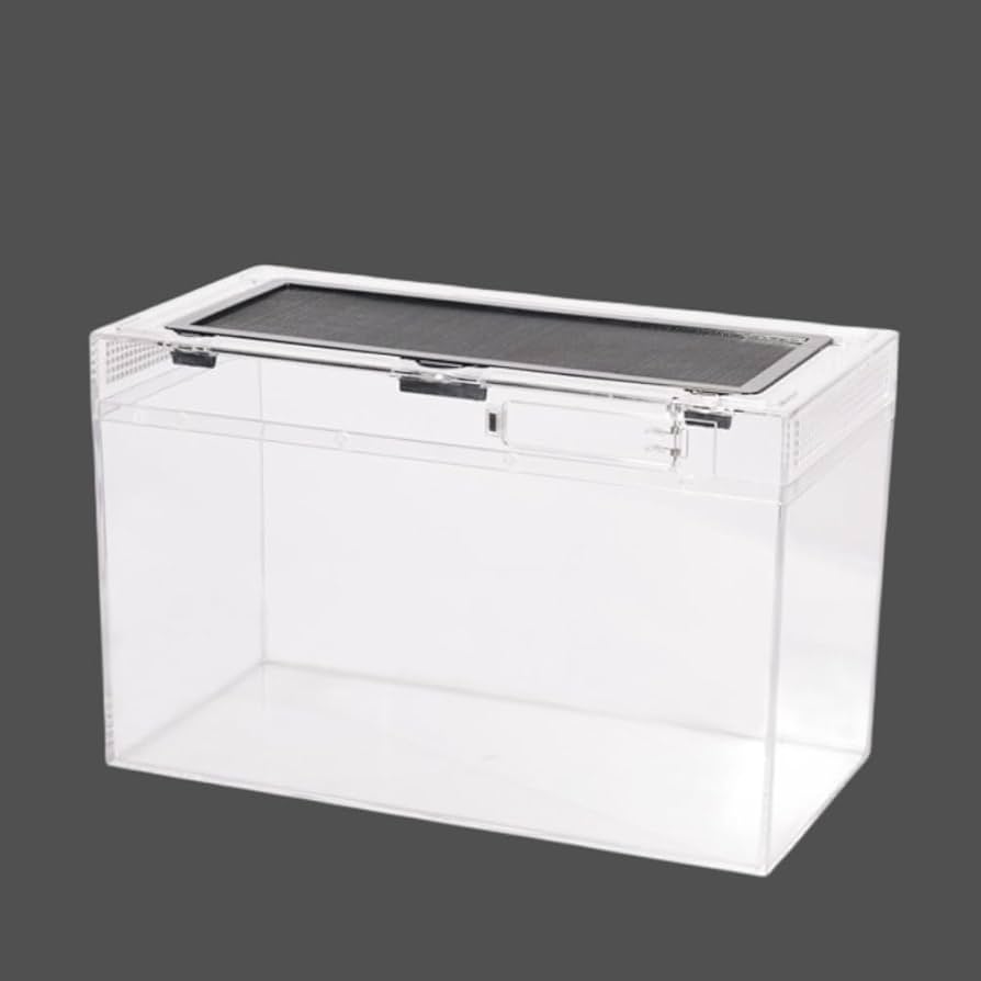 Amazon | 爬虫類ケージ 飼育容器、トカゲ ケージ、20cm/30cm/40cm/50cm