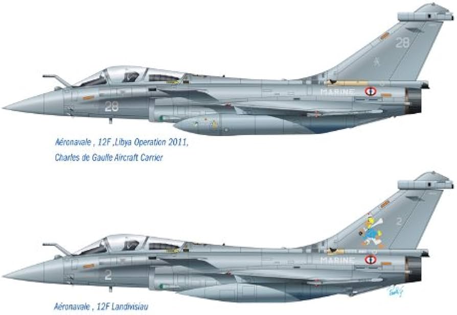 Amazon.com: Italeri 1319 1: 72 – Rafale M External Operations 2011
