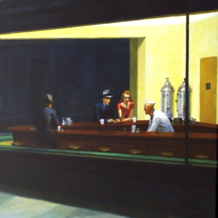 Amazon.co.jp: ポスター エドワード ホッパー ナイトホークス