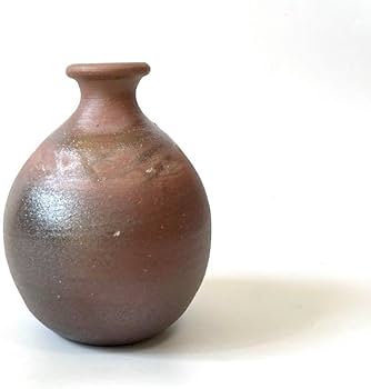 Amazon.co.jp: 陶芸家 人間国宝 藤原雄 備前 徳利 備前焼 酒器 銘 箱