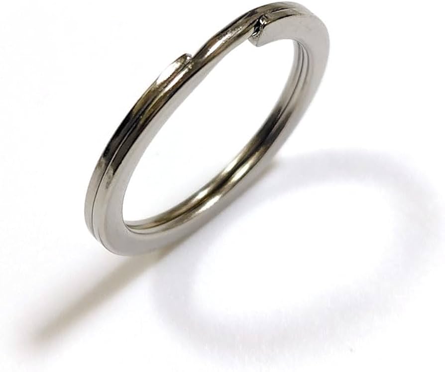 Amazon.co.jp: 二重リング 内径20mm 外径25mm 平型 シルバー 丸カン