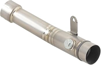 Amazon | 中間パイプ エキゾーストパイプ ZX-6R 2023-2024年 チタン