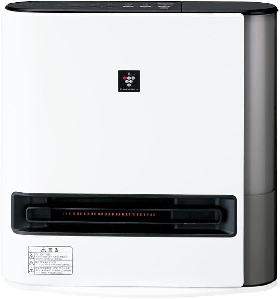 Amazon | シャープ 加湿 セラミックヒーター HX-SK12-W 足元ロング温風