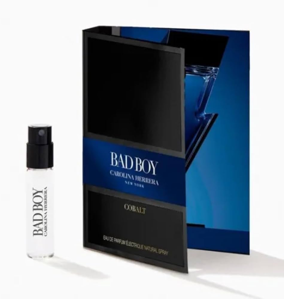 Amazon.com: Carolina Herrera Bad Boy Cobalt Eau de Parfum Vial