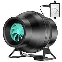 Amazon.co.jp: Hon&Guan ダクトファン 200mm 強力 無段階調速可能