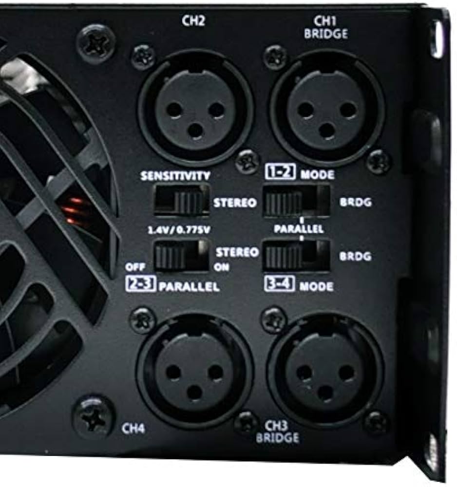 Amazon.co.jp: CLASSIC PRO (クラシックプロ) パワーアンプ 2U 4