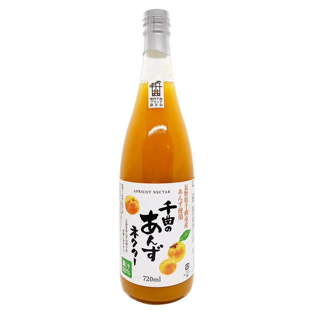 Amazon.co.jp: 千曲のあんずネクター 720ml 信州産あんず使用 とろっと