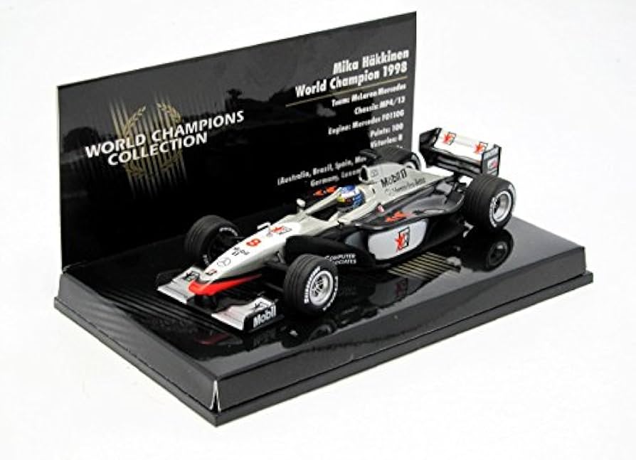 Amazon | PMA 1/43 McLaren MP4/13 Mika Hakkinen World Champion 1998