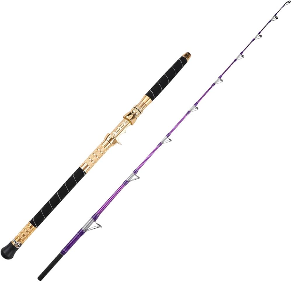 Amazon | 深海用 船竿 大物ロッド グリップ脫着式 船釣り 海釣り 青物