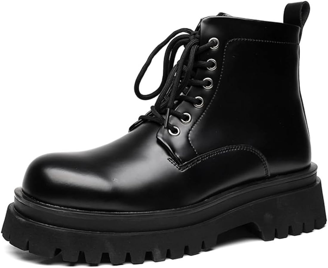Amazon | [chuyaqisi] メンズ 7cm身長アップ シークレットブーツ 厚底