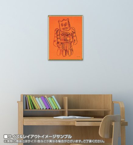 Amazon.co.jp: ポスター アンディ ウォーホル Robot (Orange) 額装品
